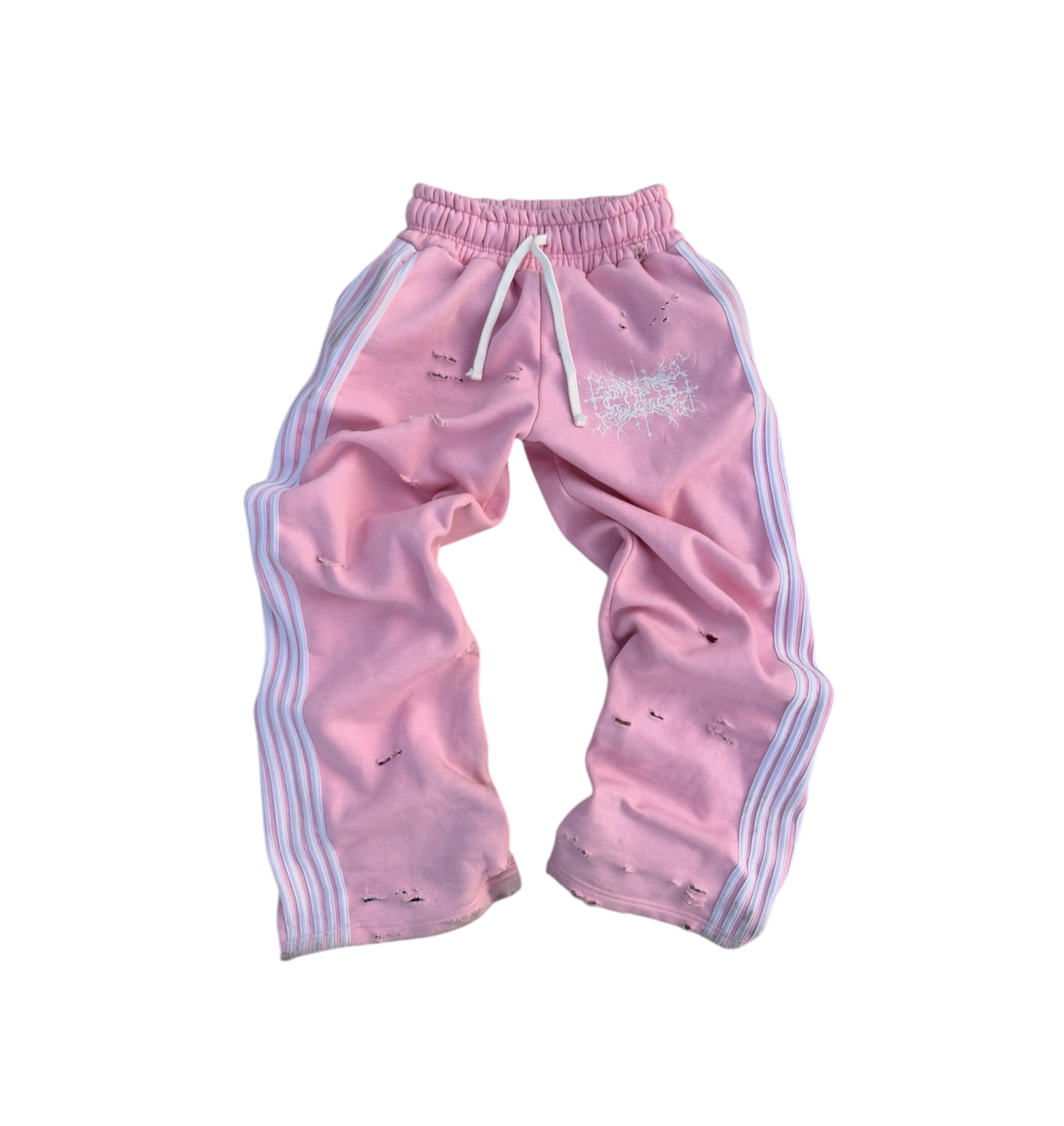 “p!nk v3 scrapped logo” baggy sweats