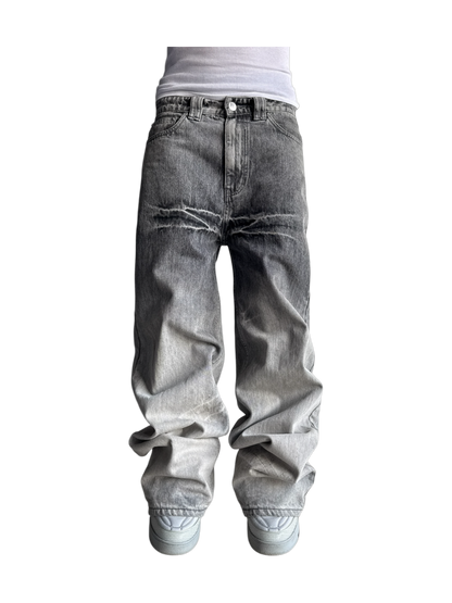 stone washed ivory denim*