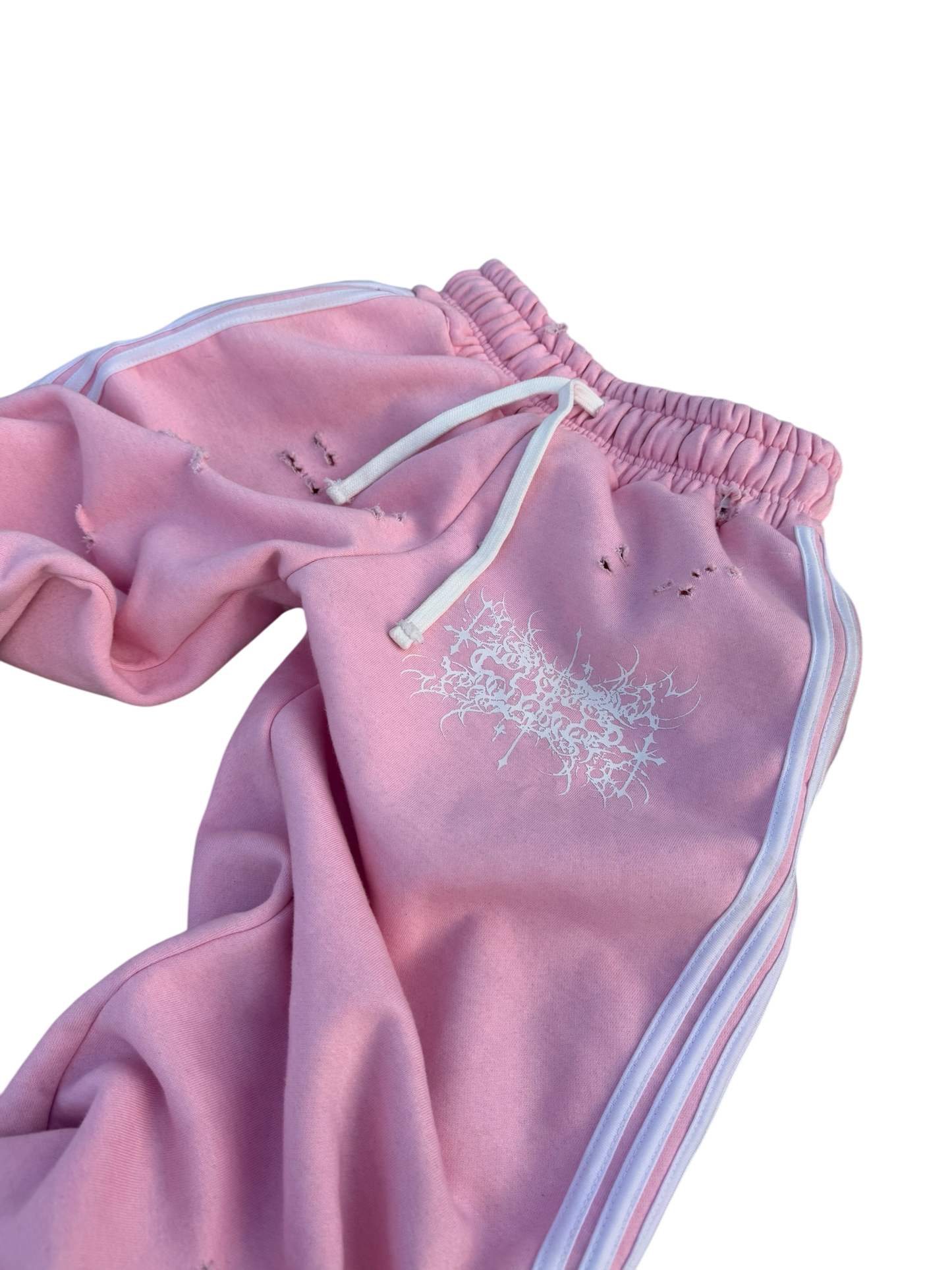 “p!nk v3 scrapped logo” baggy sweats