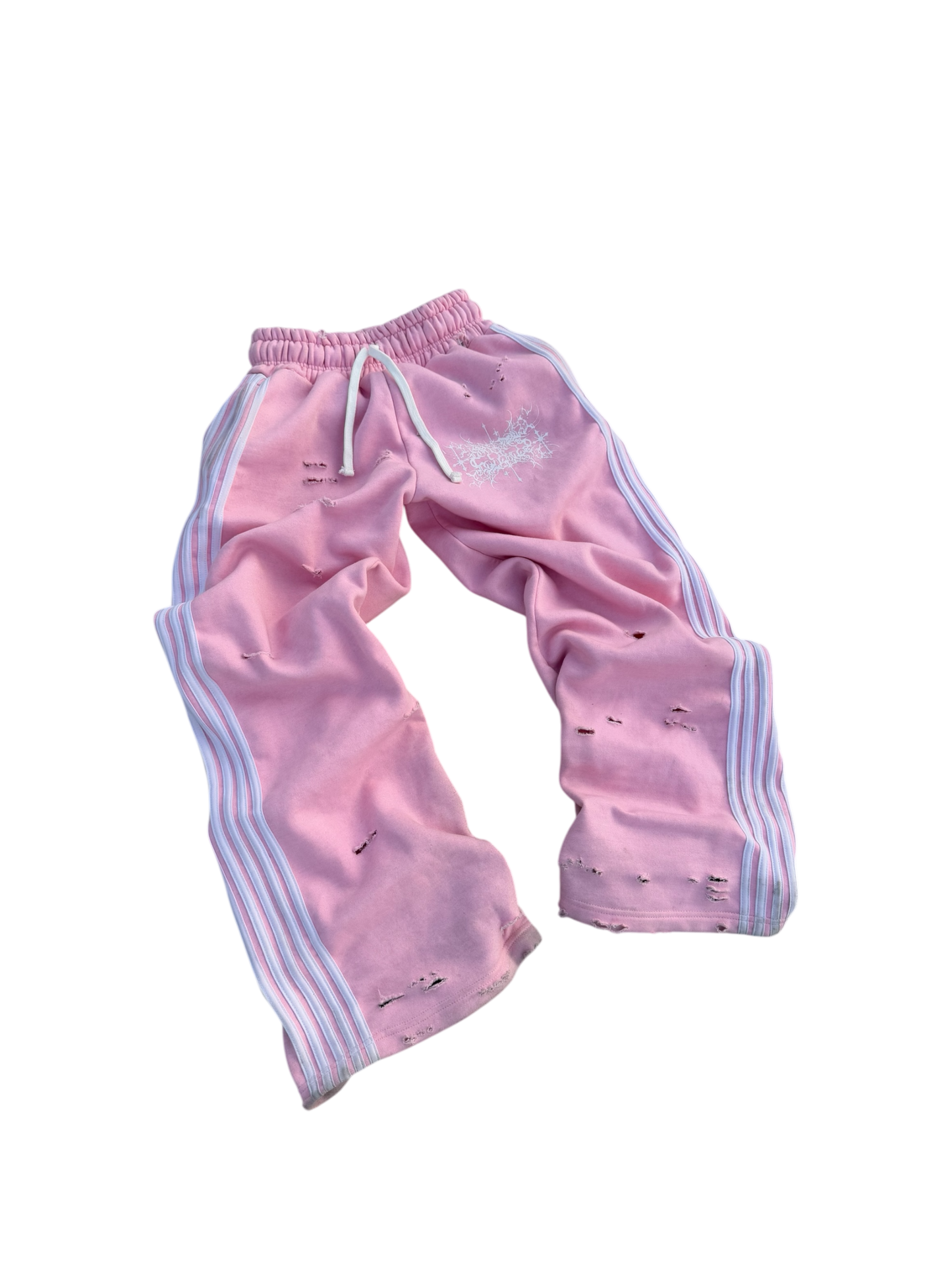 “p!nk v3 scrapped logo” baggy sweats