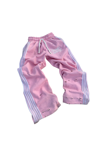 “p!nk v3 scrapped logo” baggy sweats