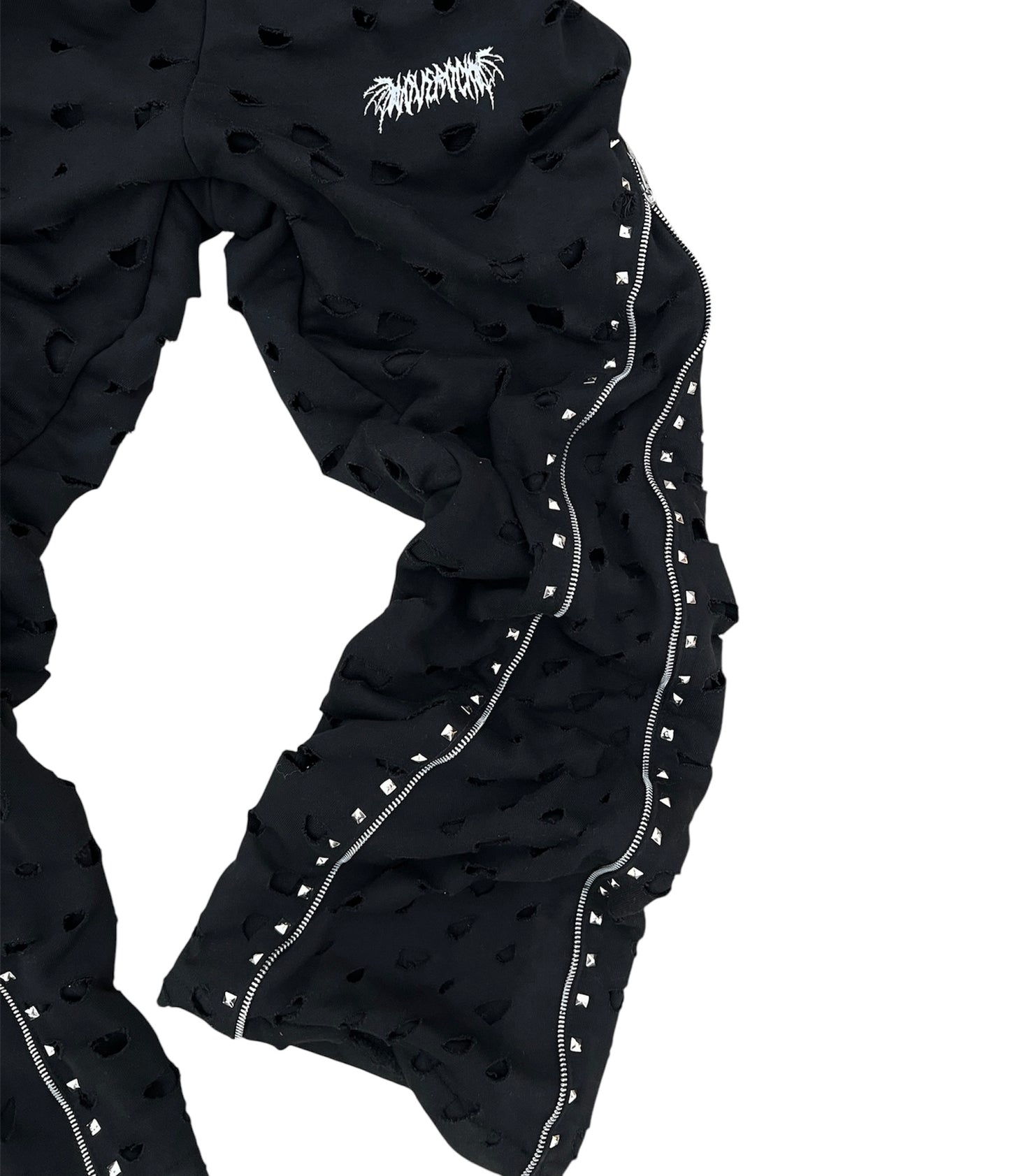 “v2 double layered studded” sweats