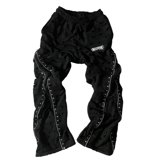 “v2 double layered studded” sweats