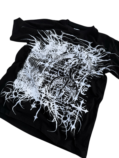 “divine angels” tee black