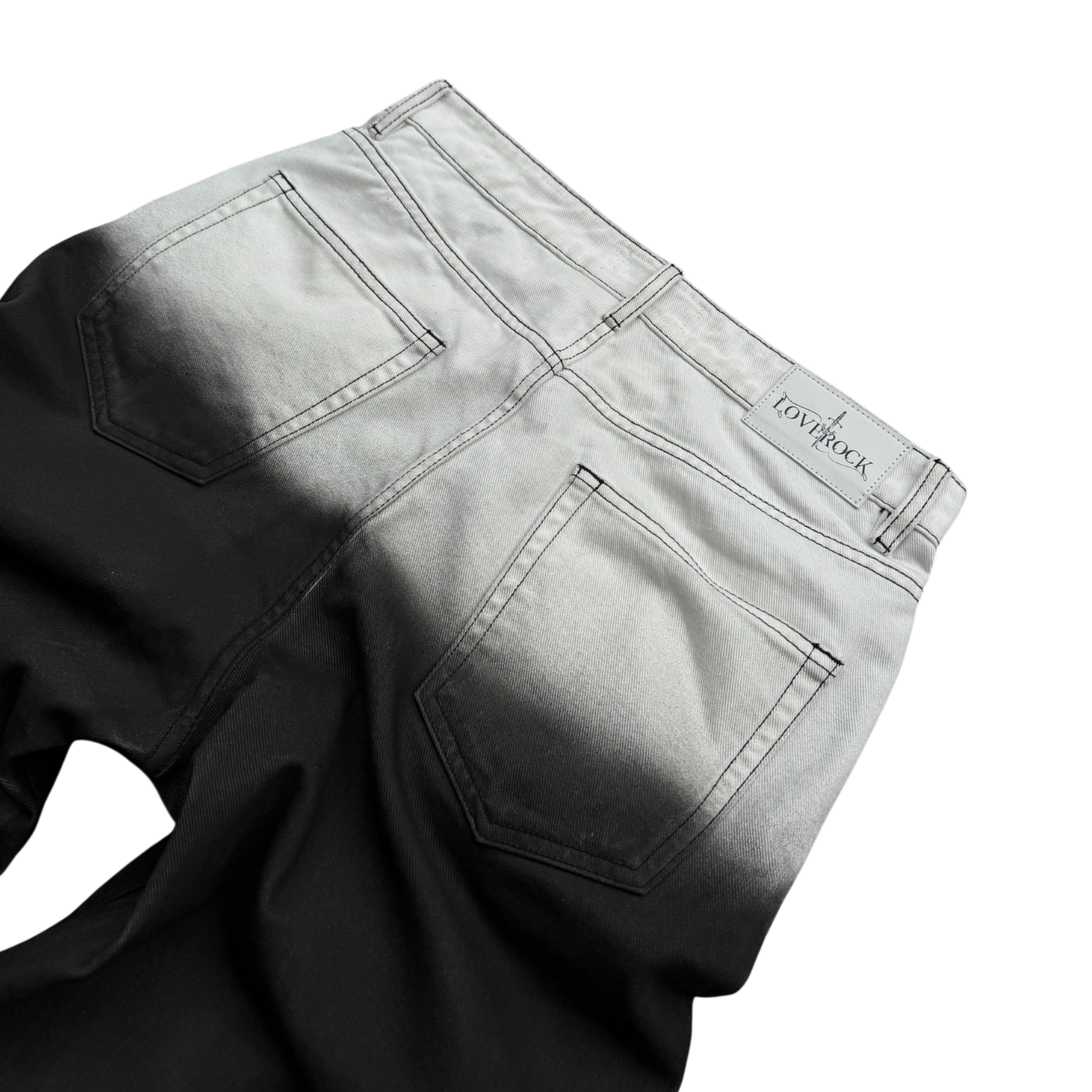 noir et blanc denim*