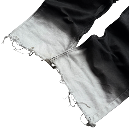 noir et blanc denim*