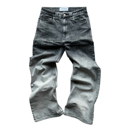 stone washed ivory denim*
